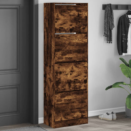 Schoenenkast Bewerkt Hout Kleurig - XdropX