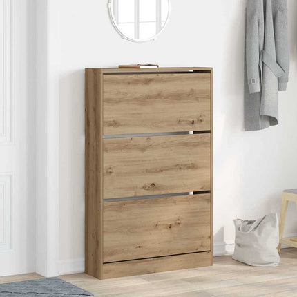 Schoenenkast Bewerkt Hout Kleurig - XdropX