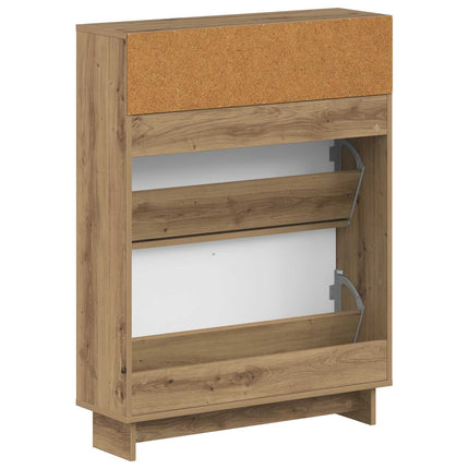 Schoenenkast Ede 78 X 24 X 103 Cm Bewerkt Hout - XdropX