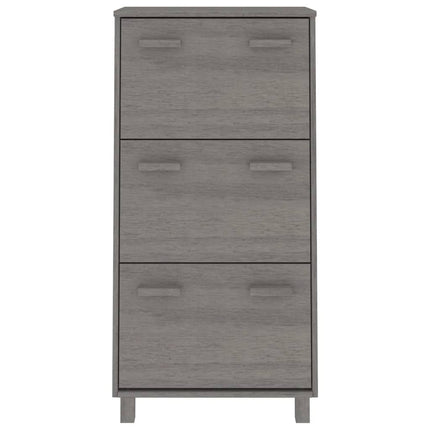 Schoenenkast Hamar 59,5X35X117 Cm Massief Grenenhout - XdropX