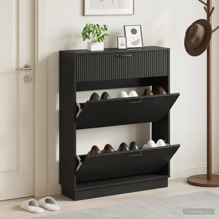 Schoenenkast Hoorn 78 X 24 X 100 Cm Bewerkt Hout - XdropX