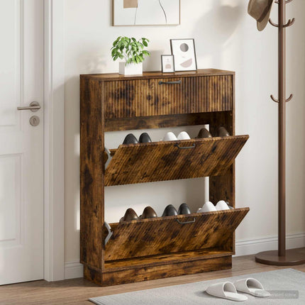 Schoenenkast Hoorn 78 X 24 X 100 Cm Bewerkt Hout - XdropX