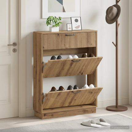 Schoenenkast Hoorn 78 X 24 X 100 Cm Bewerkt Hout - XdropX
