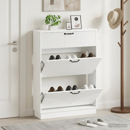 Schoenenkast Hoorn 78 X 24 X 100 Cm Bewerkt Hout - XdropX