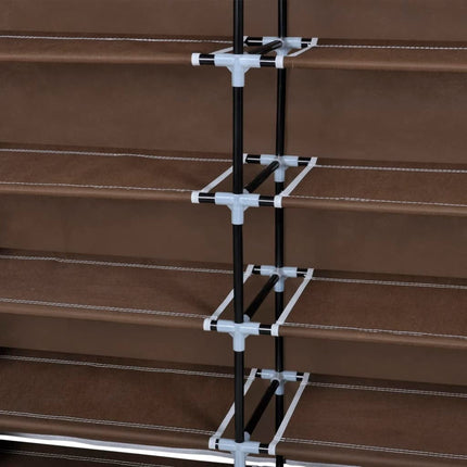 Schoenenkast Met Hoes 115X28X110 Stof - XdropX