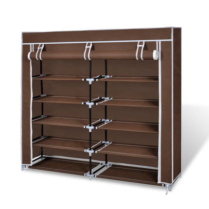 Schoenenkast Met Hoes 115X28X110 Stof - XdropX