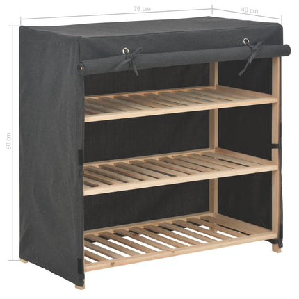 Schoenenkast Met Hoes 79X40X80 Cm Stof - XdropX