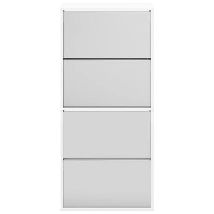 Schoenenkast Met Spiegel 4-Laags 63X17X134 Cm - XdropX