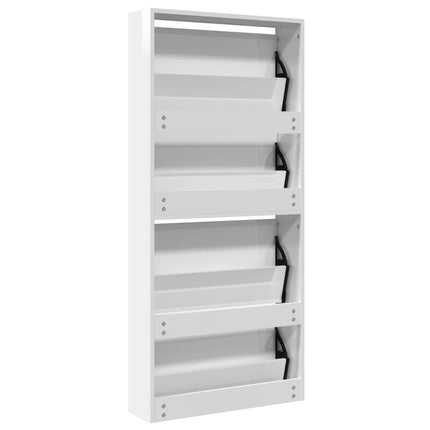 Schoenenkast Met Spiegel 4-Laags 63X17X134 Cm - XdropX