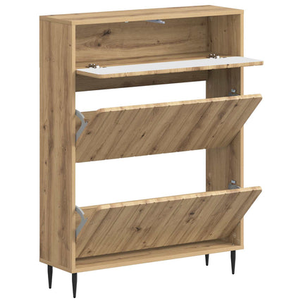 Schoenenkast Zwolle 78 X 24 X 103 Cm Bewerkt Hout - XdropX