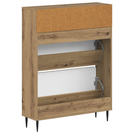 Schoenenkast Zwolle 78 X 24 X 103 Cm Bewerkt Hout - XdropX
