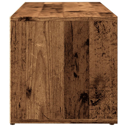 Schoenenopbergbank 102X35X35 Cm Bewerkt Hout Kleurig - XdropX