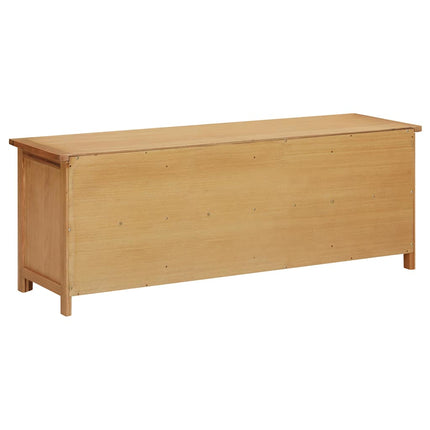 Schoenenrek 120X37X45 Cm Massief Eikenhout - XdropX