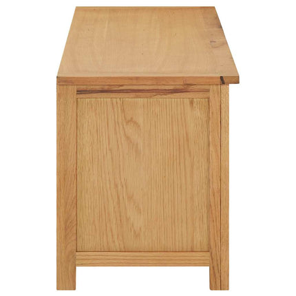 Schoenenrek 120X37X45 Cm Massief Eikenhout - XdropX