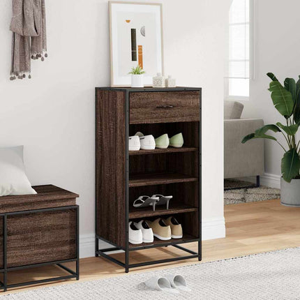 Schoenenrek 48X38X97,5 Cm Bewerkt Hout Ig - XdropX