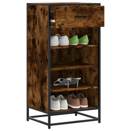 Schoenenrek 48X38X97,5 Cm Bewerkt Hout Ig - XdropX