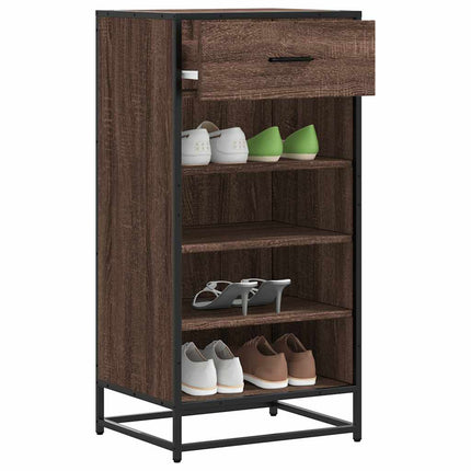 Schoenenrek 48X38X97,5 Cm Bewerkt Hout Ig - XdropX