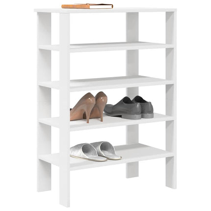 Schoenenrek 61X32X87,5 Cm Bewerkt Hout Eikenkleur - XdropX