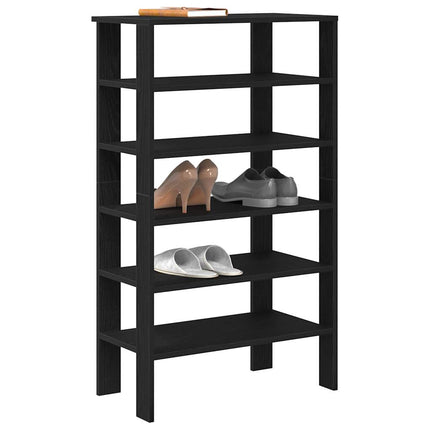 Schoenenrek 61X32X87,5 Cm Bewerkt Hout Eikenkleur - XdropX