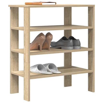 Schoenenrek 61X32X87,5 Cm Bewerkt Hout Eikenkleur - XdropX