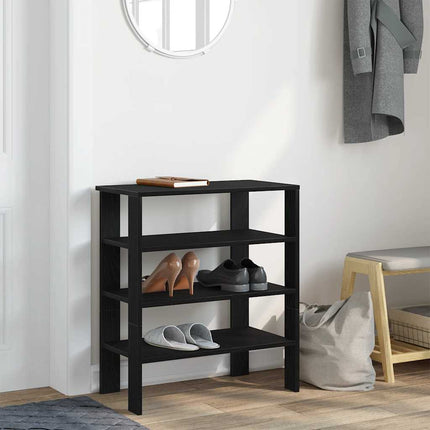 Schoenenrek 61X32X87,5 Cm Bewerkt Hout Eikenkleur - XdropX