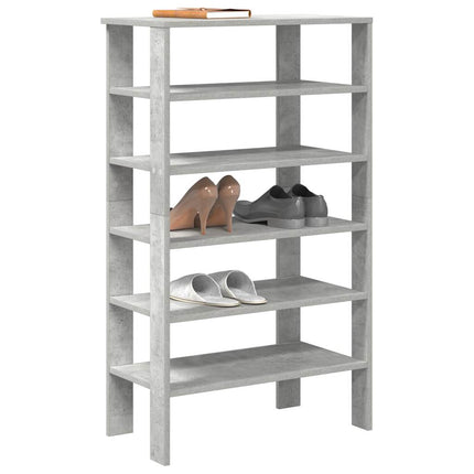 Schoenenrek 61X32X87,5 Cm Bewerkt Hout Eikenkleur - XdropX