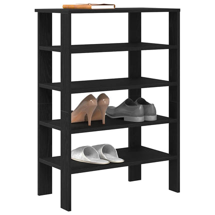 Schoenenrek 61X32X87,5 Cm Bewerkt Hout Eikenkleur - XdropX
