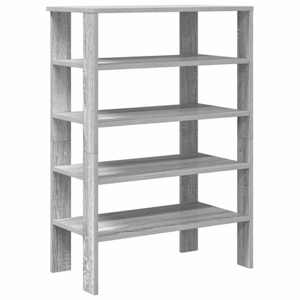Schoenenrek 61X32X87,5 Cm Bewerkt Hout Eikenkleur - XdropX