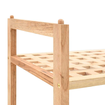 Schoenenrek 69X26X81 Cm Massief Walnotenhout - XdropX