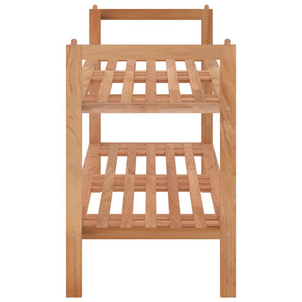 Schoenenrek 69X27X41 Cm Massief Walnotenhout - XdropX