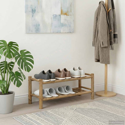 Schoenrek 68 X 28 X 96 Cm Bamboe Naturel - XdropX