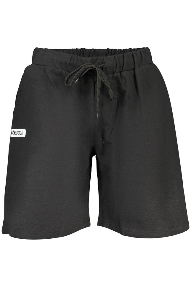 SUPERGA MEN'S BLACK SHORT TRACKSUIT PANTS-0