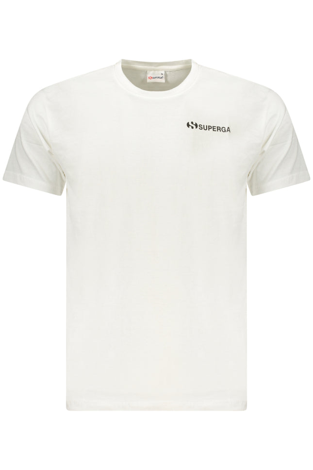 SUPERGA HEREN T-SHIRT KORTE MOUW WIT