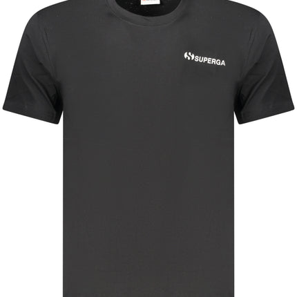 SUPERGA MEN'S SHORT-SLEEVED T-SHIRT BLACK-0
