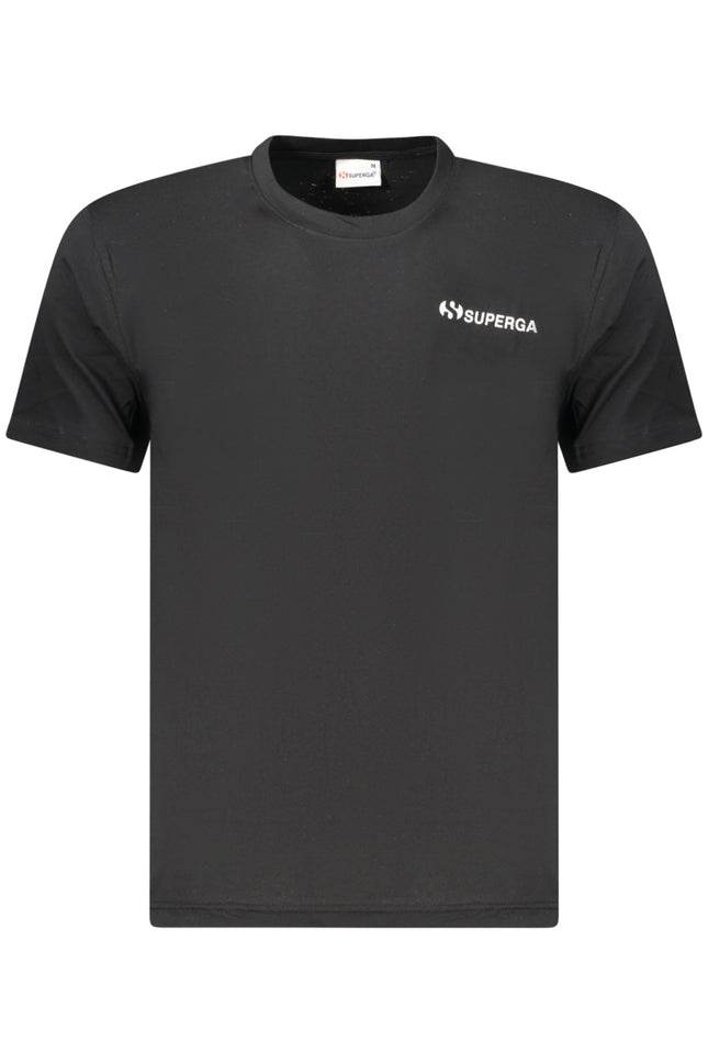 SUPERGA MEN'S SHORT-SLEEVED T-SHIRT BLACK-0