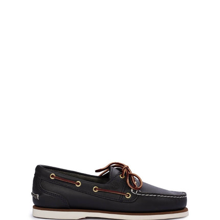 TIMBERLAND Donna - Scarpe da barca Amherst 2-Eye in pelle pieno fiore blu marino-30