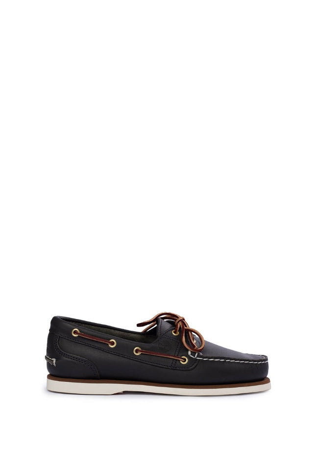 TIMBERLAND Donna - Scarpe da barca Amherst 2-Eye in pelle pieno fiore blu marino-30