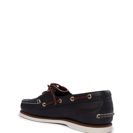 TIMBERLAND Donna - Scarpe da barca Amherst 2-Eye in pelle pieno fiore blu marino-33