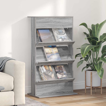 Tijdschriftenrek Artisan Eiken Bewerkt Hout - XdropX