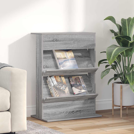 Tijdschriftenrek Artisan Eiken Bewerkt Hout - XdropX