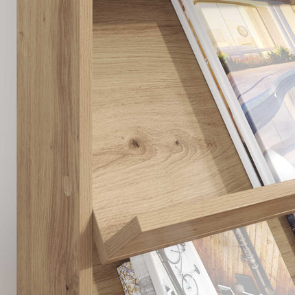 Tijdschriftenrek Artisan Eiken Bewerkt Hout - XdropX