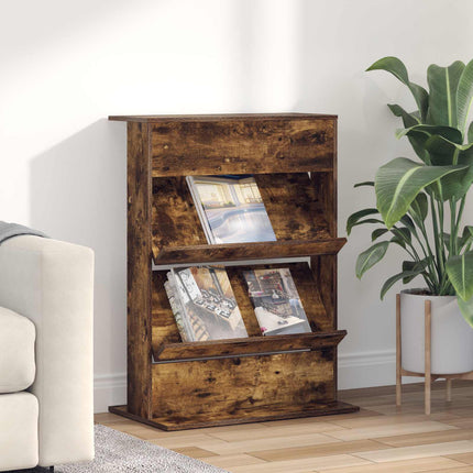 Tijdschriftenrek Artisan Eiken Bewerkt Hout - XdropX
