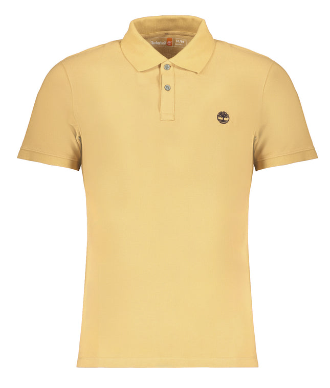 TIMBERLAND MEN'S SHORT SLEEVED POLO SHIRT BEIGE-0