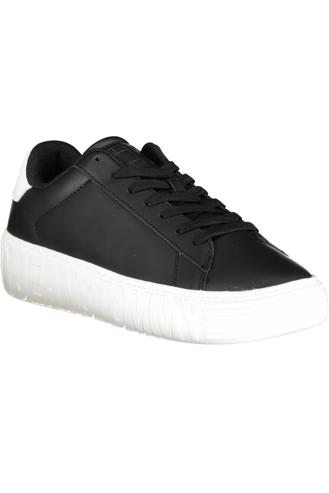 TOMMY HILFIGER BLACK MEN'S SPORTS SHOES-1