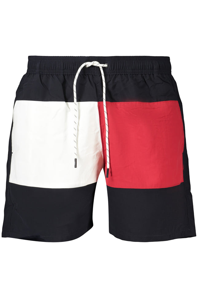 TOMMY HILFIGER MEN'S BLUE SWIM TRUNKS
