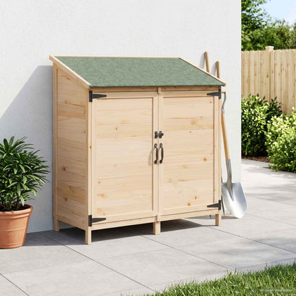 Tuin Shed Met Dak Massief Vurenhout - XdropX