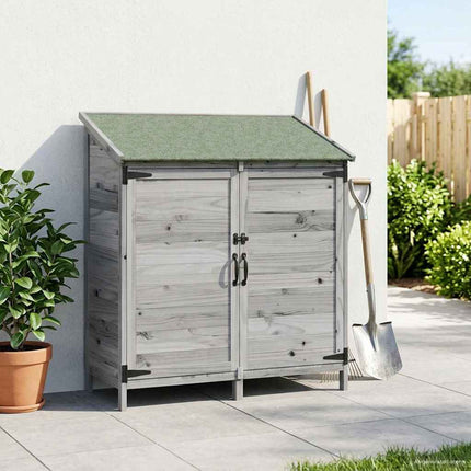 Tuin Shed Met Dak Massief Vurenhout - XdropX