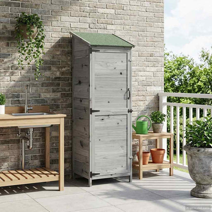 Tuin Shed Met Dak Massief Vurenhout - XdropX