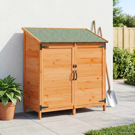 Tuin Shed Met Dak Massief Vurenhout - XdropX