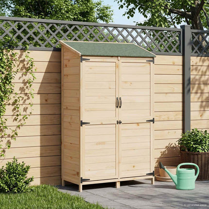Tuin Shed Met Dak Massief Vurenhout - XdropX